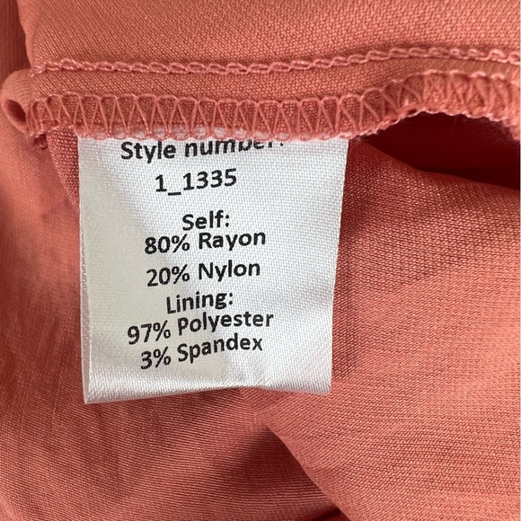 Joyfolie | Boho Peasant Prairie Cottagecore Cowgirl Gabriella Dress Salmon | 5 - Picture 14 of 16